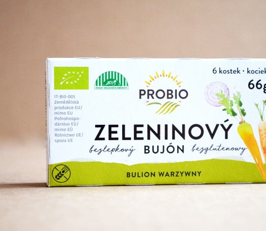 Bujón zeleninový - kostky 6 kostek, 66 g BIO PROBIO