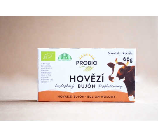 Bujón hovězí - 6 kostek, 66g BIO PROBIO