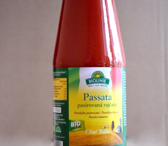 Passata - pasírovaná rajčata BIOLINIE