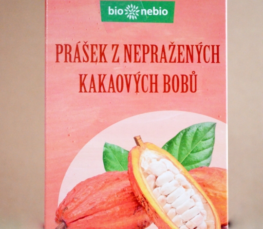 Bio prášek z nepražených kakaových bobů 150 g