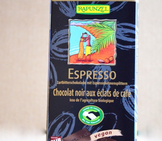 Bio čokoláda hořká ESPRESSO RAPUNZEL 80 g