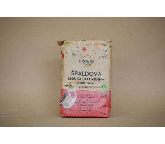 Mouka špaldová celozrnná jemně mletá BIO 1 kg