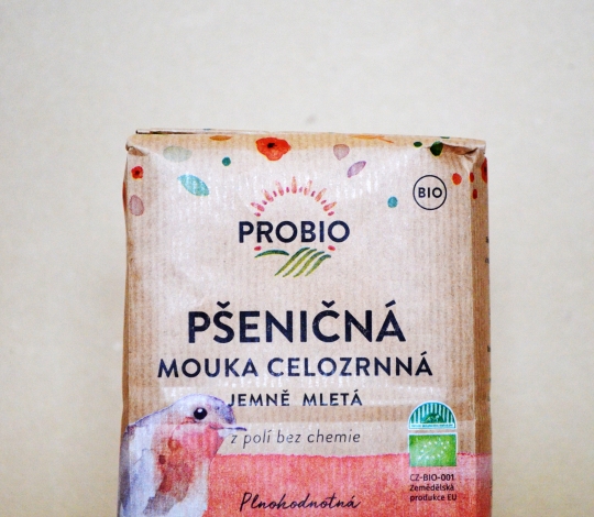 Mouka pšeničná celozrnná jemně mletá BIO 1 kg