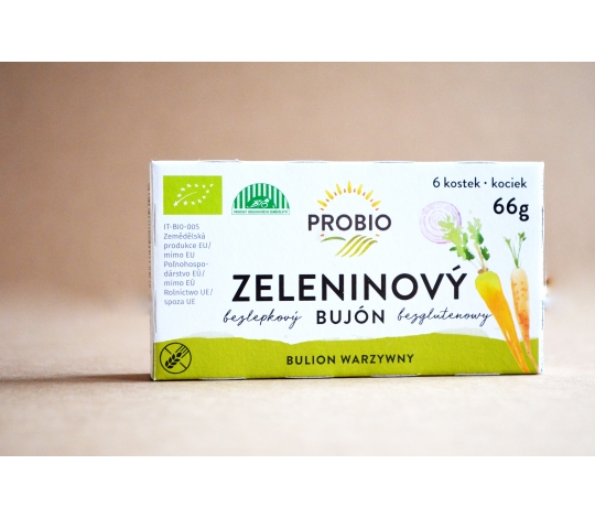 Bujón zeleninový - kostky 6 kostek, 66 g BIO PROBIO