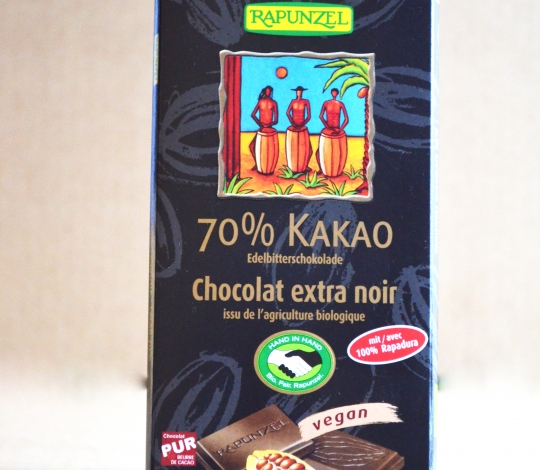 Bio čokoláda hořká 70 % RAPUNZEL 80 g