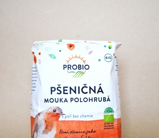 Mouka pšeničná polohrubá BIO 1 kg