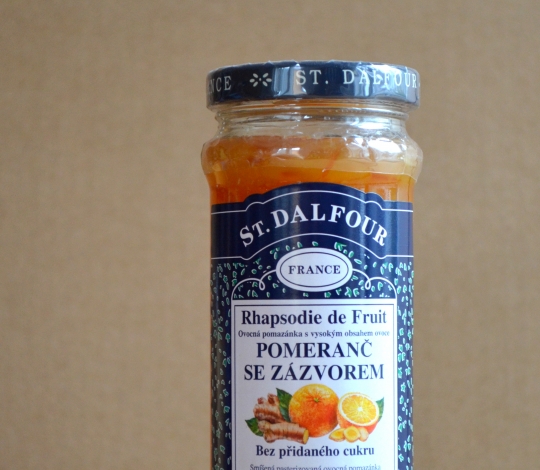 Džem ovocný pomeranč a zázvor 284 g DALFOUR