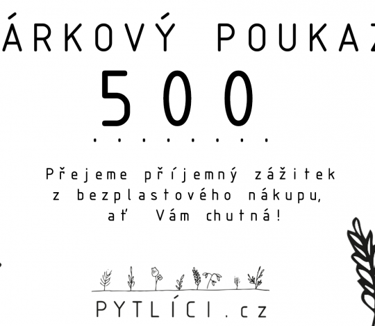 Dárkový poukaz 500 Kč